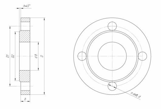 Изготовление фланцев по чертежам