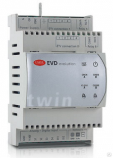 EVD0000T20  Драйвер EVD Evolution для 2-х ЭРВ (RS485/MODBUS протокол) с раз 