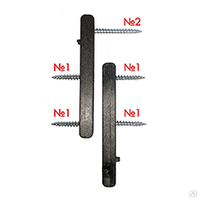 Крепление террасной доски дуэт