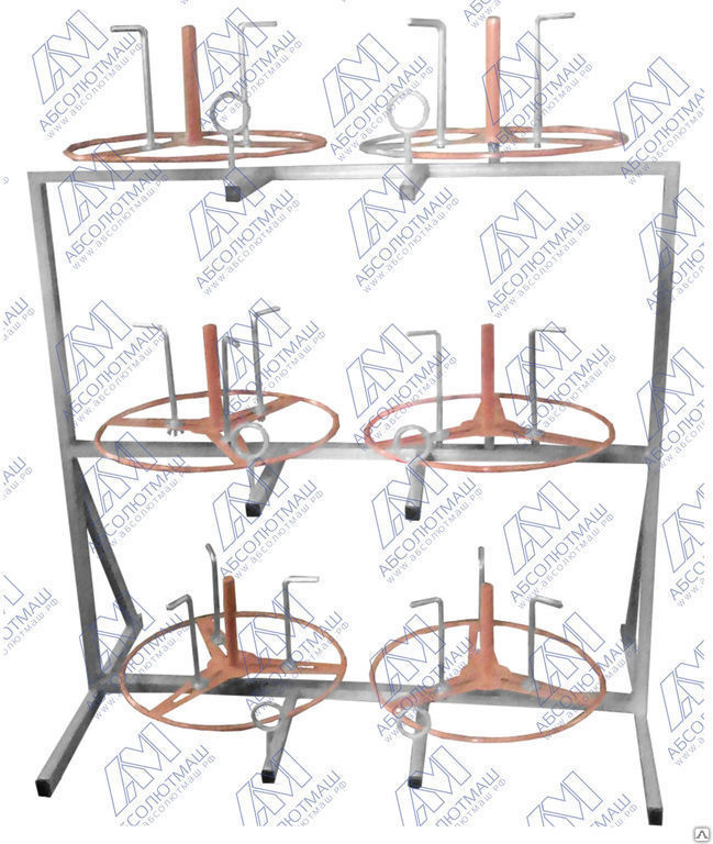 Стеллажи для хранения барабанов с кабелем