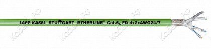 Кабель ETHERLINE FD Cat.6A 4x2x24/7AWG LappKabel 2170485