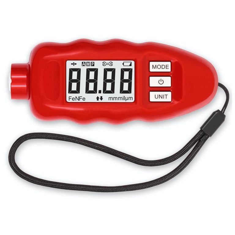 Толщиномер CARSYS DPM-816 Pro с чехлом (красный)