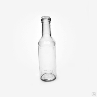 Бутылка стеклянная 0,25 л винтовая #1