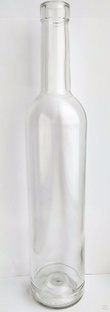 Бутылка стеклянная 0,5 л круглая коньячная #1