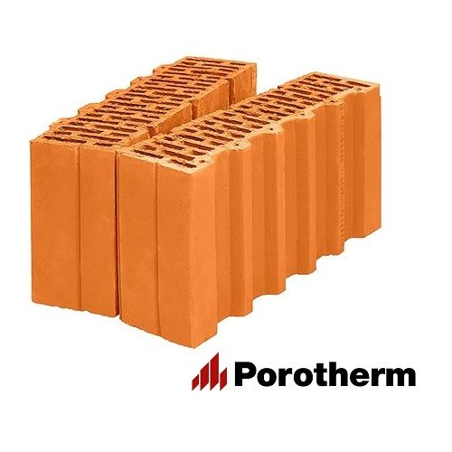 Доборный керамический блок Porotherm 10,7НФ к 38 блоку