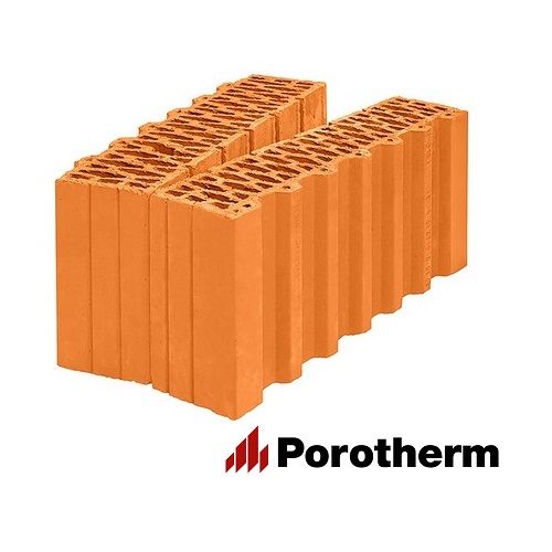 Доборный керамический блок Porotherm 12,4НФ к 44 блоку