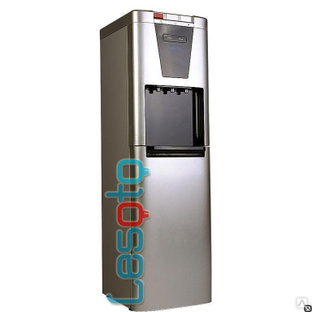 Напольный кулер с холодильником LESOTO 888 L-B silver-black производства Промышленного Холдинга АМК групп 