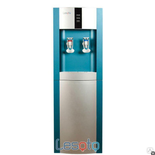 Напольный кулер с холодильником LESOTO 16 L-B/E blue-silver производства Промышленного Холдинга АМК групп 