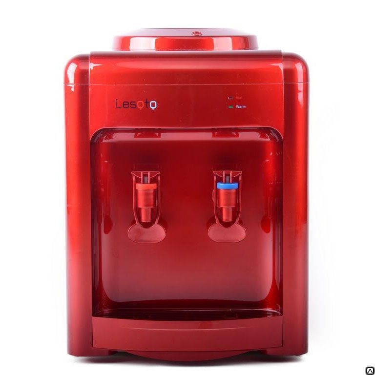 Настольный кулер с электронным охлаждением LESOTO 36 TD red производства Промышленного Холдинга АМК групп