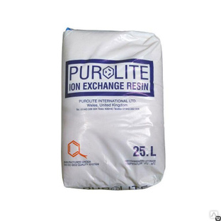 Ионообменный материал Purolite А520Е анионит для удаления нитратов 25л производства Промышленного Холдинга АМК групп 
