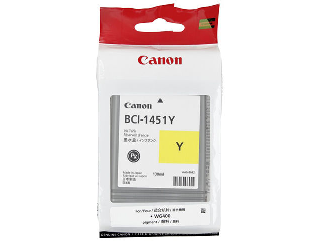 Картридж Canon BCI-1451Y Yellow 130 мл (0173B001)