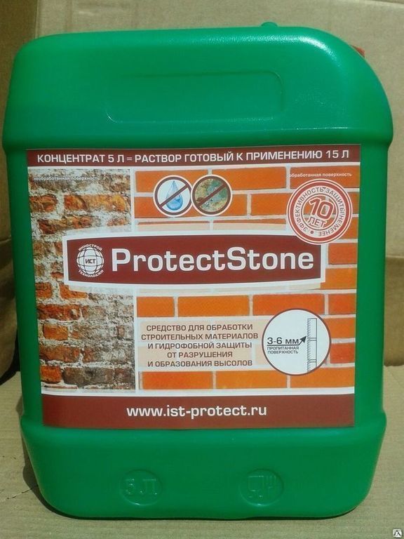 ProtectStone гидрофобная защита камня 5л