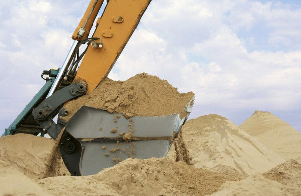 Песок строительный средний 1,5-2 мм