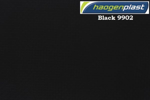 Пленка однотонная для бассейна черная 1,65 м Haogenplast black 9902