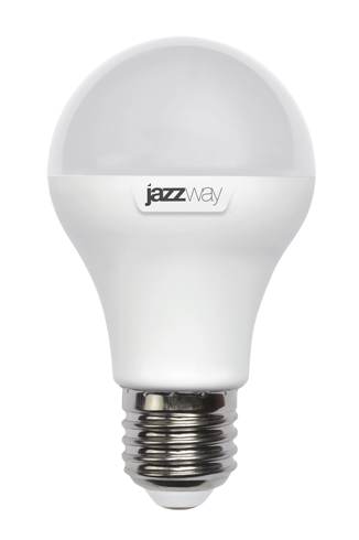 Лампа светодиодная LED 10Вт E27 теплый матовая груша Jazzway