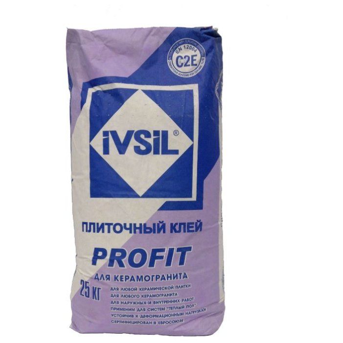 Клей плиточный IVSIL PROFIT 25 кг