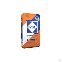Смесь штукатурная цементная мелкофракционная IVSIL THINER 25 кг