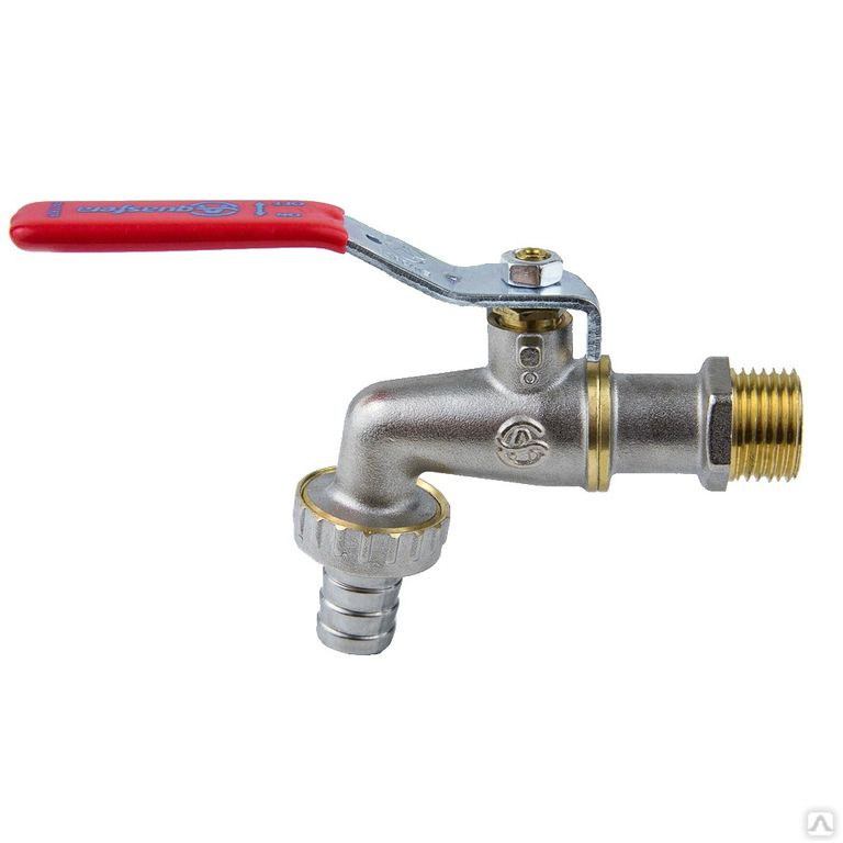 Кран водоразборный рычаг со штуцером 3/4, цена в Краснодаре от компании ...