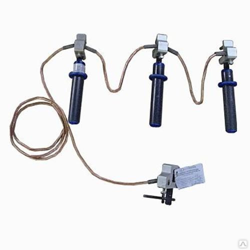 Заземление переносное ПЗРУ-2Д (для распред. устройств до 1кВ 16мм ...