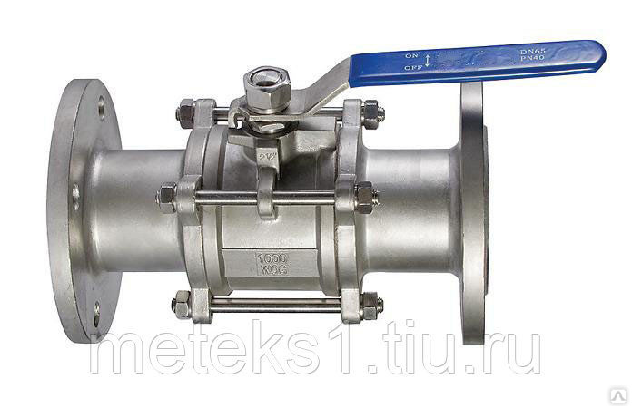 Кран шаровый фланцевый нержавеющий AISI 316, цена в Казани от компании ...
