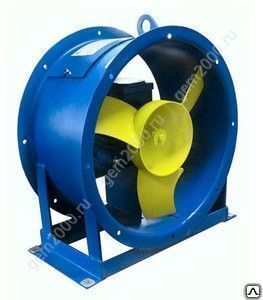 Вентилятор осевой ВО 06-300 № 8 (двиг. P 3 кВт ; N 1500 об/ мин) Углерод.