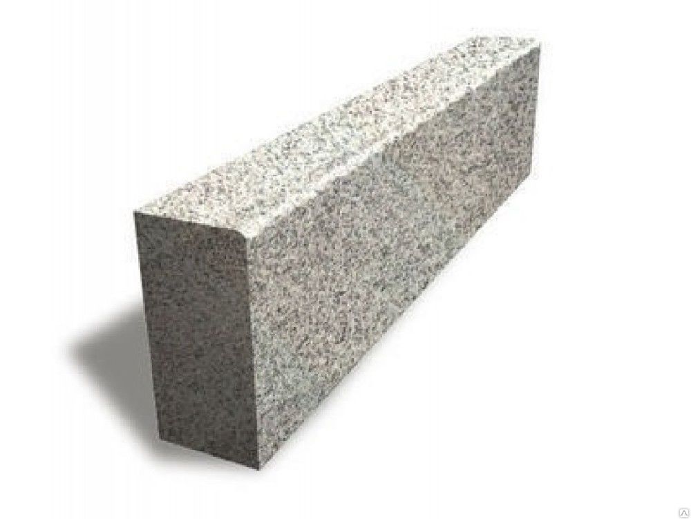 Камень бортовой ГП5 200x100xL (Дымовский гранит)