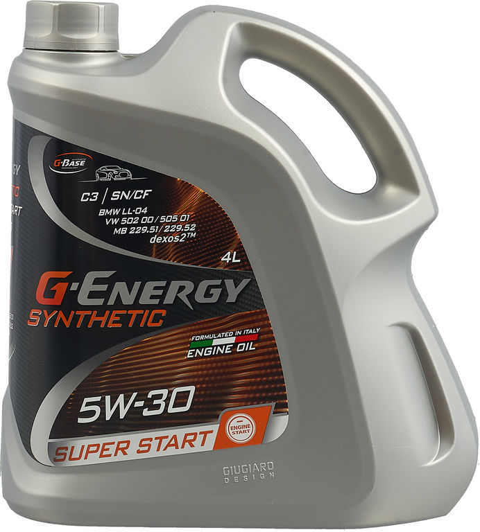 Масло моторное G-Energy Synthetic Super Start 5W-30 (4 л)