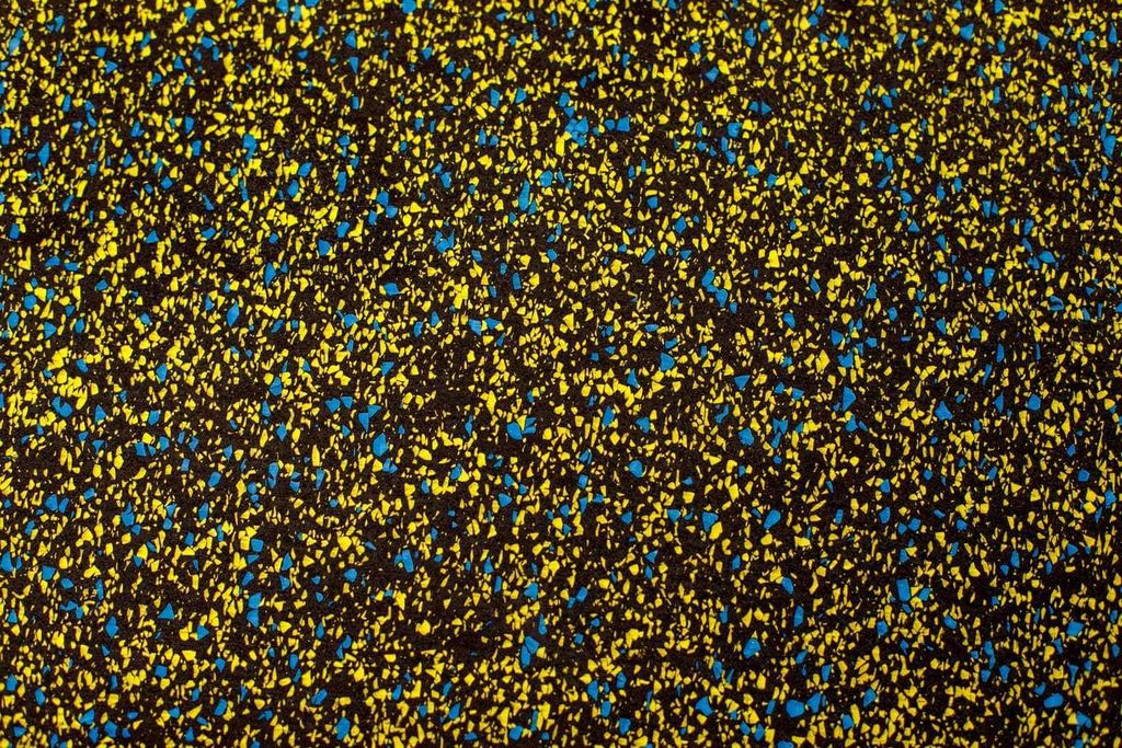 Пол модульный NEW BS — 5005 жёлто-синий 6мм 1000х1000 (10м рулон) 2