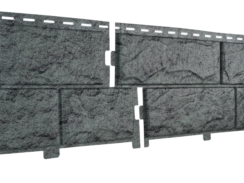 Фасадная панель Ю-Пласт камень 3025х225мм 0,68 м2, изумруд