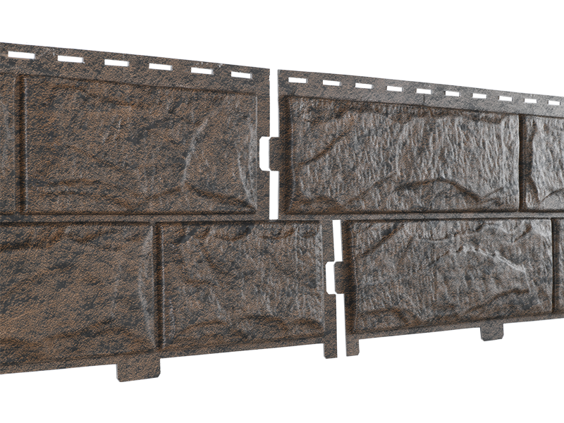 Фасадная панель Ю-Пласт камень 3025х225 мм, 0,68 м2, жженая