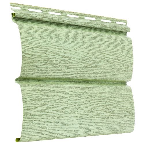 Сайдинг виниловый Ю-Пласт ясень прованс зеленый 3050х230 мм, 0,702 м2