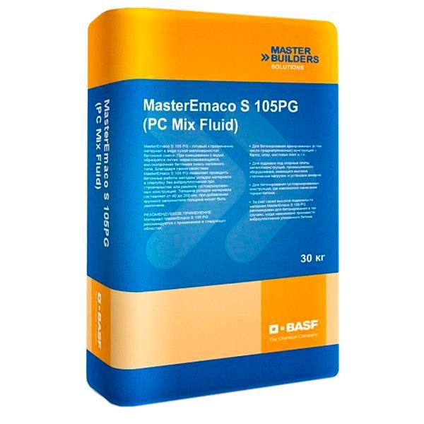 Ремонтный состав MasterEmaco S 105PG (PC Mix Fluid),30 кг