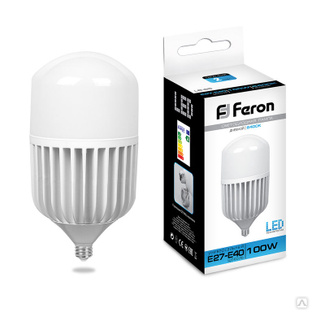 Лампа светодиодная LED 100вт Е27/Е40 дневной LB-65 Feron 