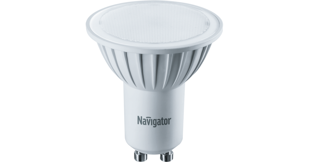 Лампа светодиодная LED 7вт 230в GU10 белая Navigator