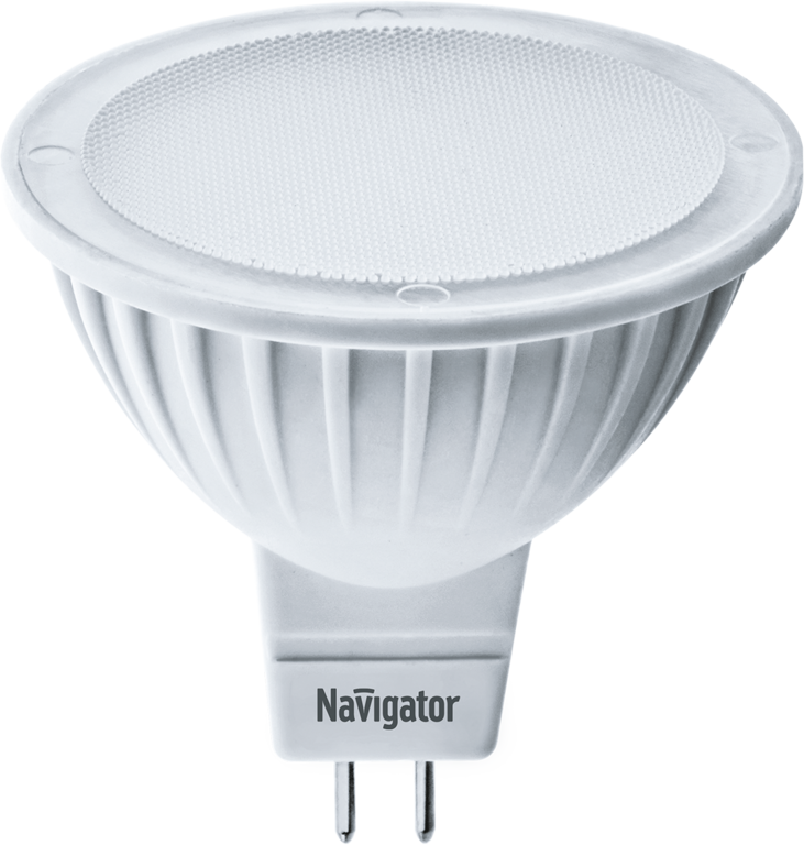 Лампа светодиодная LED 7вт 230в GU5.3 димм тепло-белая Navigator