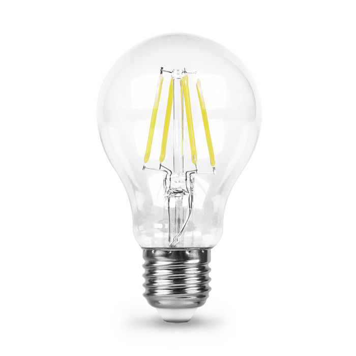 Лампа светодиодная LED 9вт Е27 белый Filament Feron