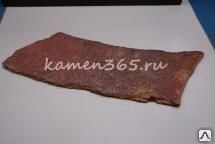 Златолит плитняк рваный "красный переходной" 15-30 мм 