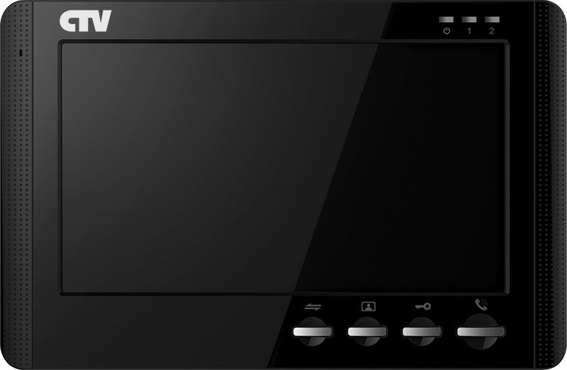 CTV-M1704MD B Монитор цветного видеодомофона с экраном 7", Hands free, черный