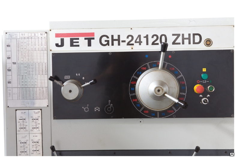 Станок токарно-винторезный по металлу jet gh-24120 4