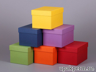 Цветные подарочные коробки. Цвет, форма и размер под заказ. От 1500 рублей. 