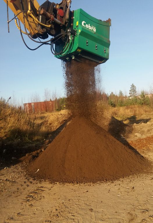 Просеивающий ковш для грунта и торфа Cobra K-15, цена в Москве от ...