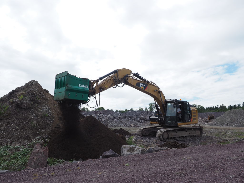 Просеивающий ковш для грунта и торфа Cobra K-15, цена в Москве от ...