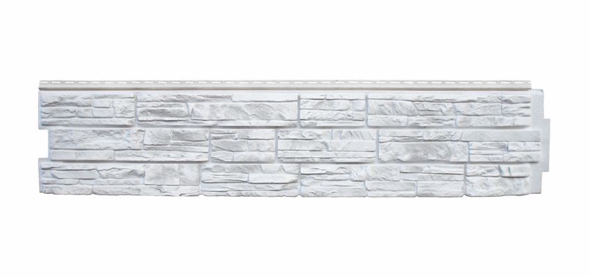 Фасадная панель Я-Фасад Крымский сланец, серебро 1535х345 мм