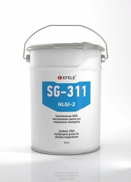 Пластичная смазка для сверхнизких температур, 4,5 кг EFELE SG-311