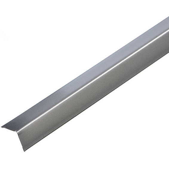 Уголок пристенный стальной 19х19мм серебристый (3м)