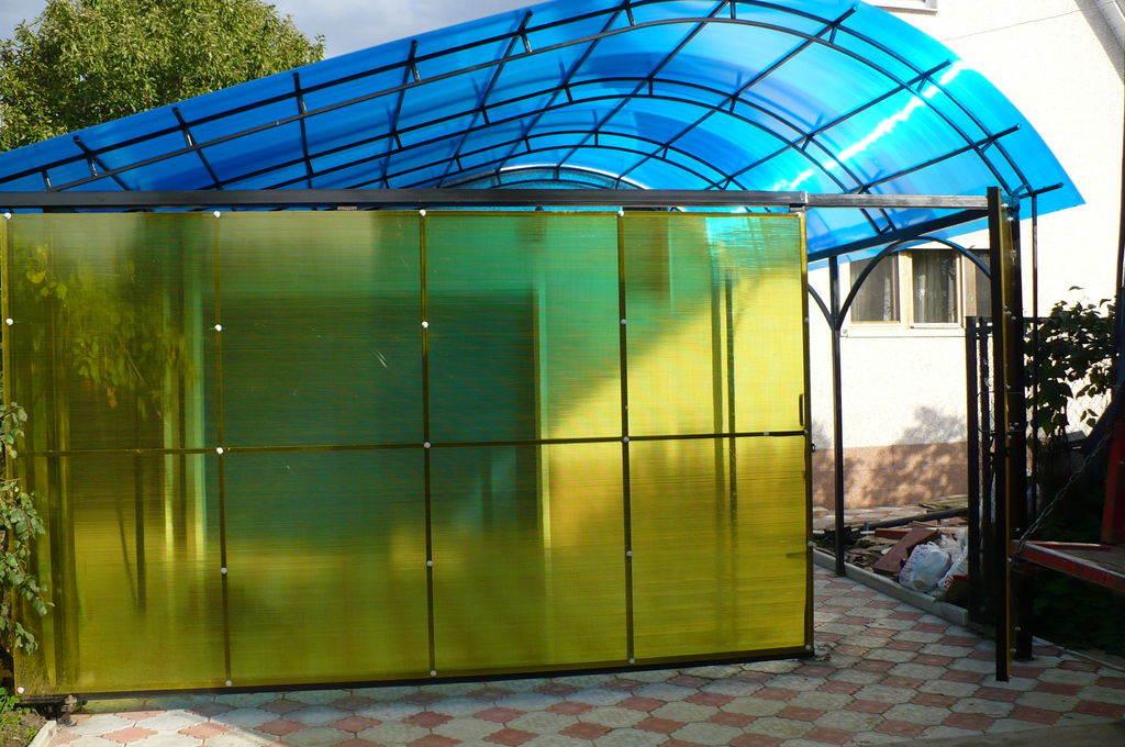Сотовый поликарбонат лист "PRONTO" (2.1х12м), толщина 6мм, цветной 9