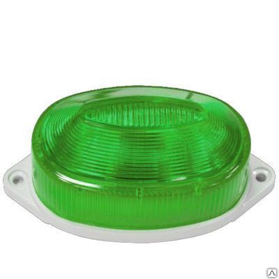 Светильник вспышка (стробы) 3,5Вт 230В зеленый ST1С