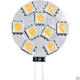 Лампа светодиодная 9LED (2W) 12V G4 6400К LB-16 