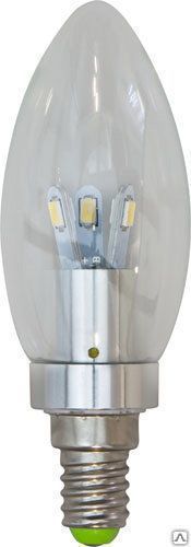Лампа светодиодная 12LED (4,5W) 230V Е14 4000К LB-70