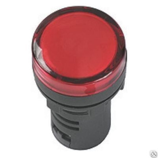 Индикатор AD22DS(LED) матрица d22мм красный 240В ИЭК 